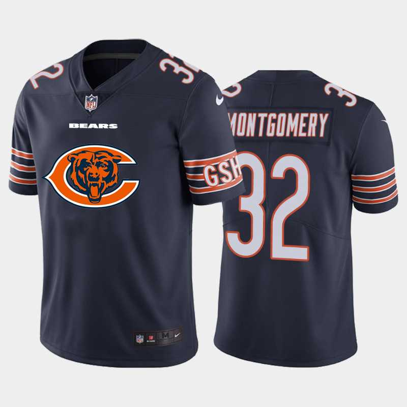 Nike Bears 32 David Montgomery Navy Team Big Logo Vapor Untouchable Limited Jersey Dzhi,We sell and wholesale Nike Bears 32 David Montgomery Navy Team Big Logo Vapor Untouchable Limited Jersey Dzhi on line form chian!